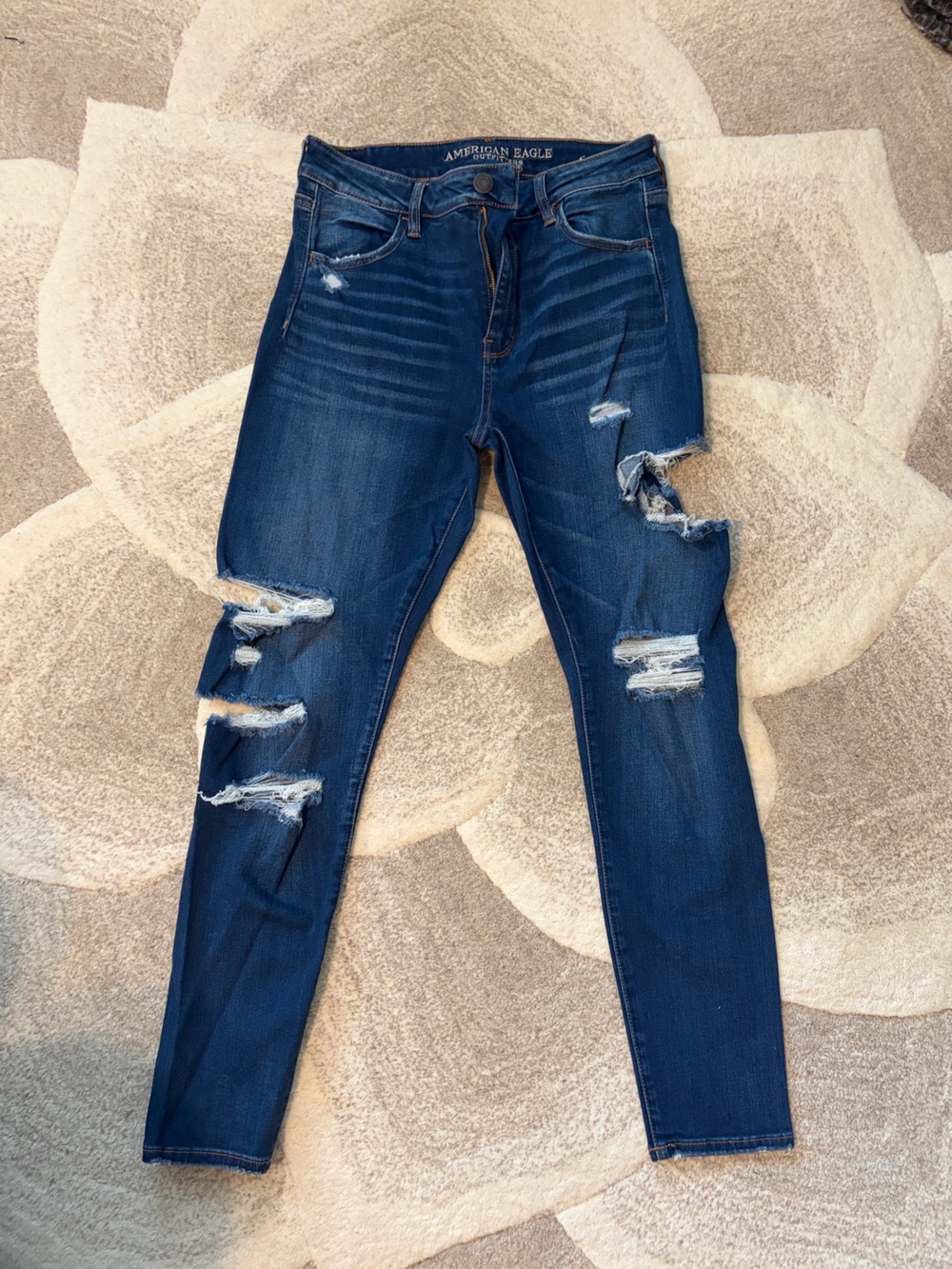American Eagle Outfitters Ripped High-Rise Jeggings